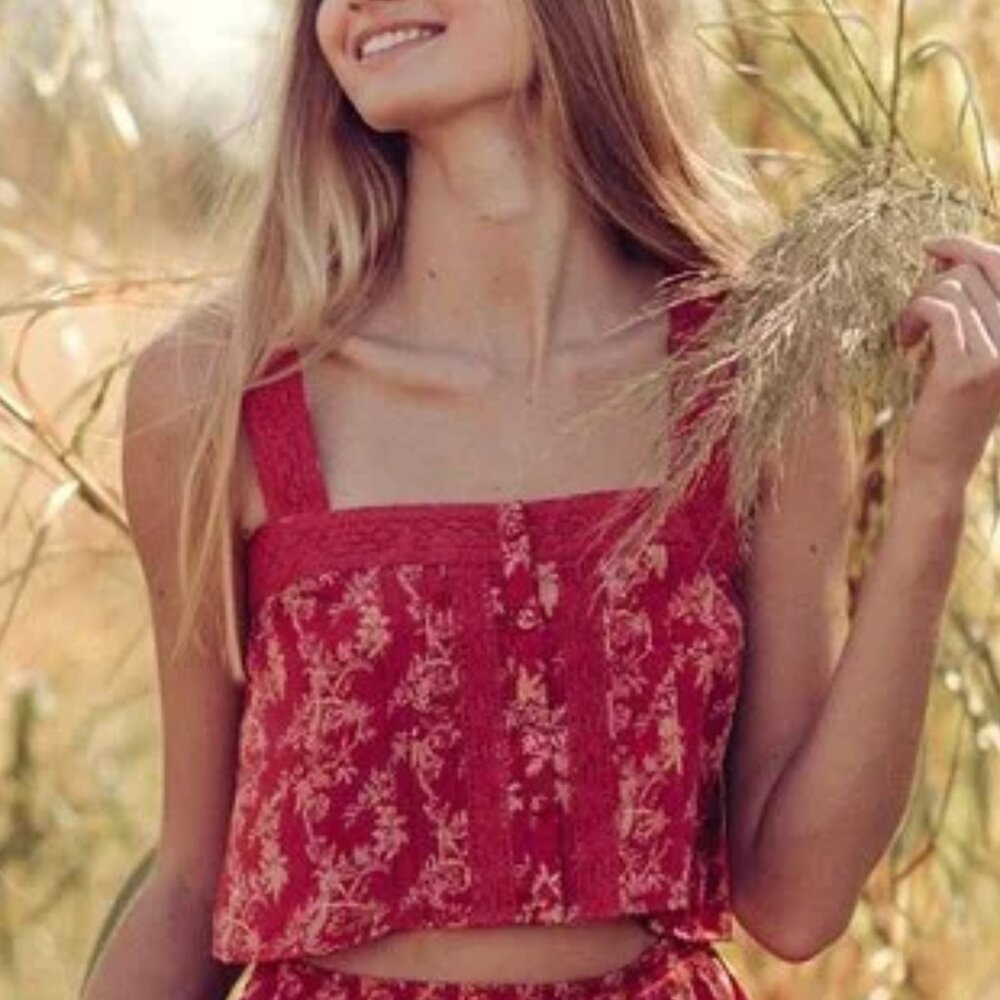 New Festival Boho Crop Top Size L
